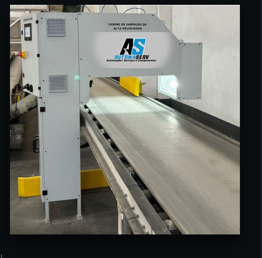 Sistema de visão de alta velocidade instalado em linha de produção AutomaServ